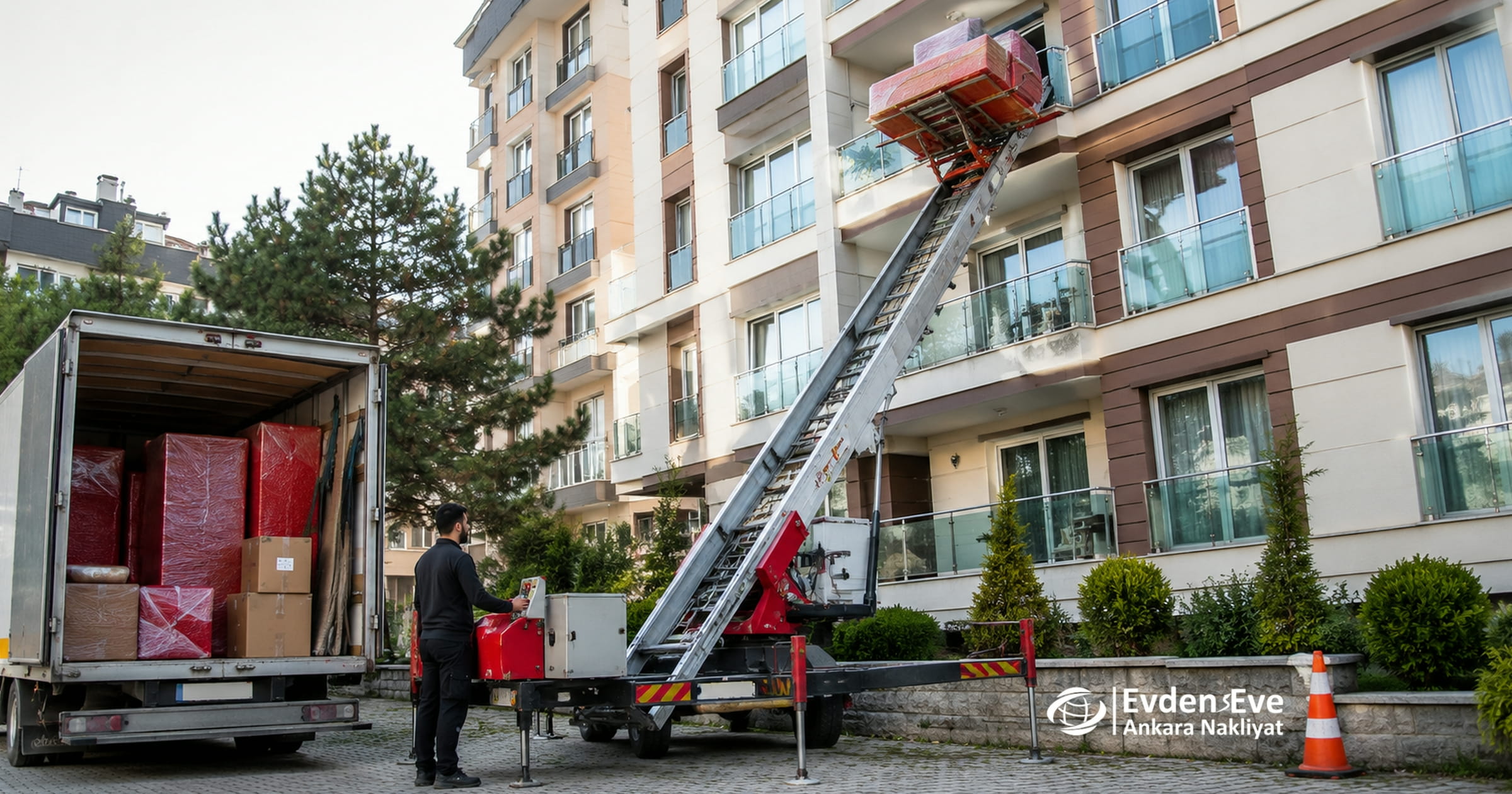 Ankara evden eve Asansörlü Nakliyat