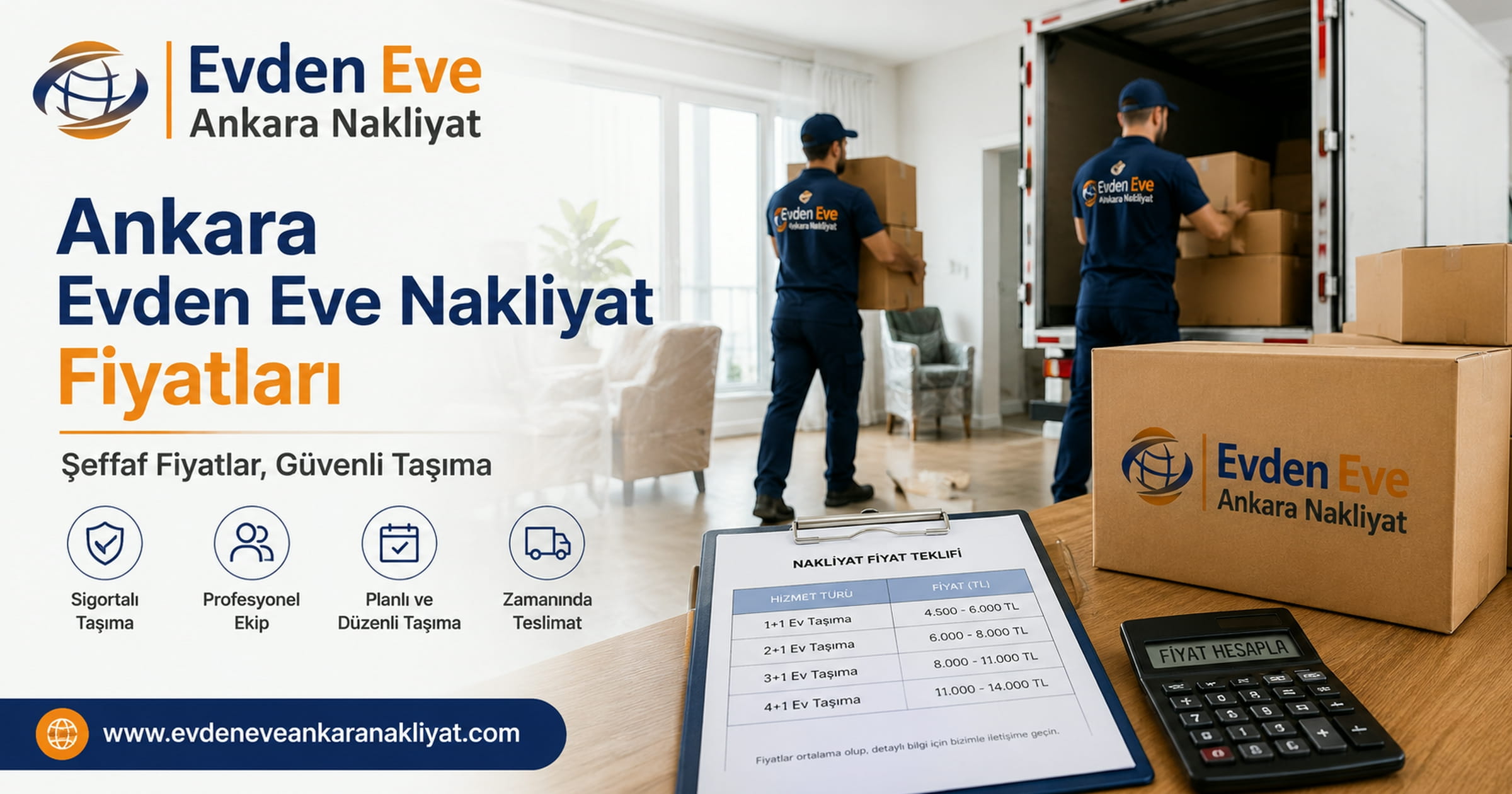 Ankara Evden Eve Nakliyat Fiyatları